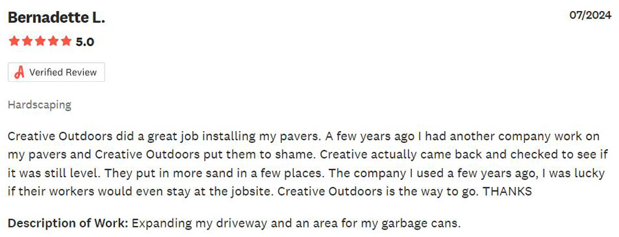 Creative Outdoors, LLC, Review reviews_2407